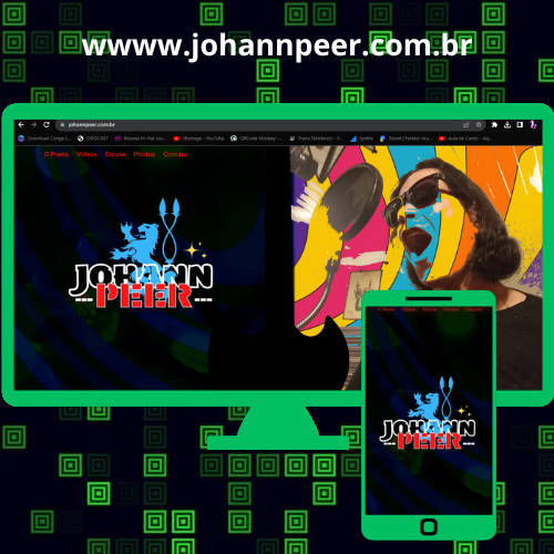 website oficial do artista johann peer